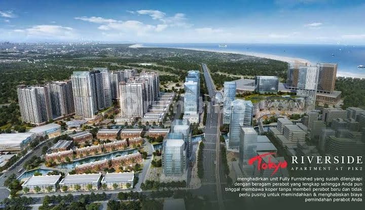 Dijual Bu 420juta Apartemen Tokyo Riverside Pik 2 Termurah