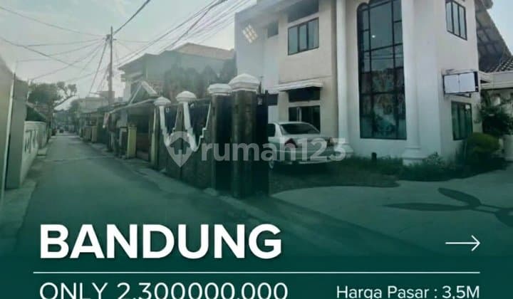 Rumah Besar Luas Mewah Harga di Bawah Pasaran Tengah kota bandung