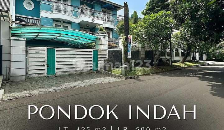 FOR SALE PONDOK INDAH LOKASI TERBAIK DALAM KOMPLEK ONE GATE SYSTEM, JALAN LEBAR