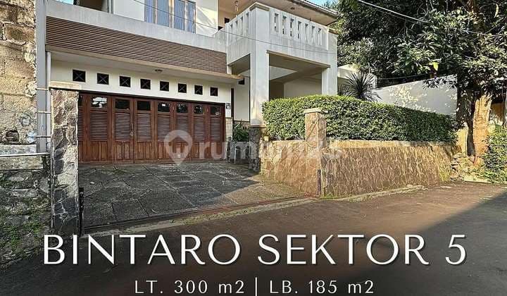 FOR SALE BINTARO SEKTOR 5 SIAP HUNI ONE GATE SYSTEM, KEAMANAN 24 JAM