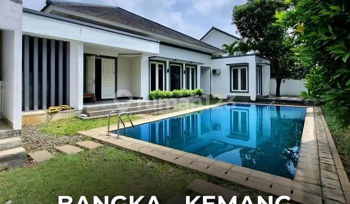 Harga NJOP ! For Sale Bangka - Kemang Rumah 1 Lantai Siap Huni