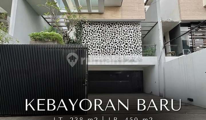 FOR SALE KEBAYORAN BARU MODERN MINIMALIST HOUSE