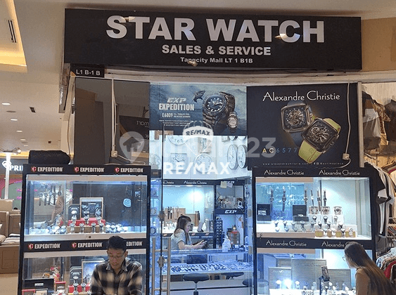 Butik Shophouse Tangcity Mall Lantai 1 Dijual Lokasi Strategis, Dekat Eskalator Utama