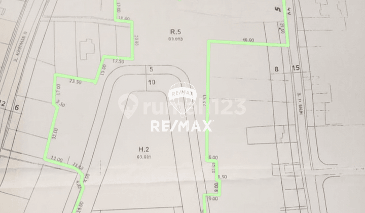 Dijual Tanah Komersial Strategis Lebak Bulus 14.033 M² - Zonasi Kuning, Cocok Rs / Apartemen / Perka