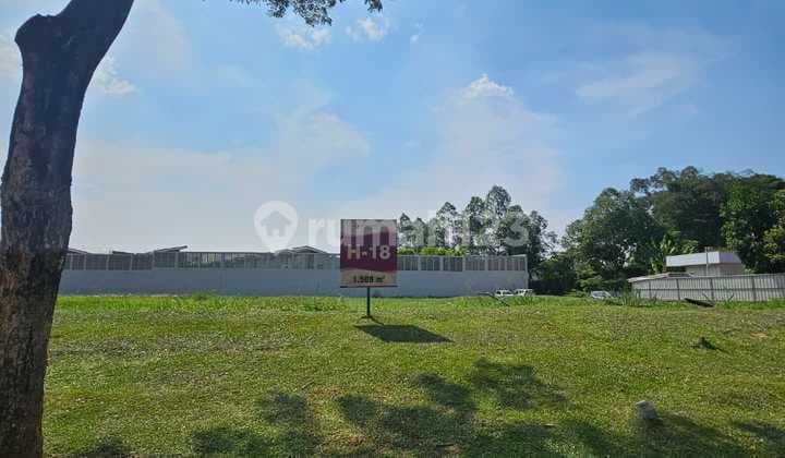 Disewakan Kavling Komersial Luas 1.508 m² Siap Bangun di Gading Serpong