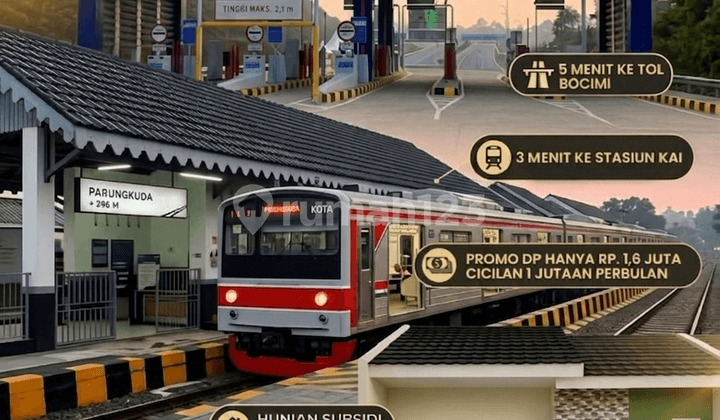 Super Strategic House Near Parungkuda Station