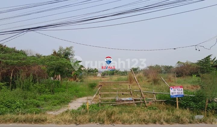 For Sale: Land in the Cikande Area by the Main Road, Suitable for Warehouse Use.