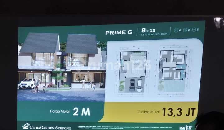 Dijual Rumah Siap Huni Cantik Tipe Prime G di CGS
