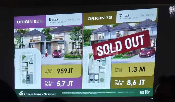 Jual Rumah Siap Huni Tipe ORIGIN 5B G di CGS Jual Rumah Siap Huni Tipe ORIGIN 5B G di CGS