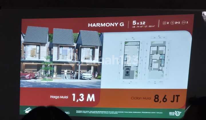 Jual Rumah Siap Huni Tipe HARMONI G di CGS