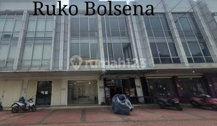 Disewa Ruko BOLSENA 3 Lantai Siap Pakai Hadap Timur