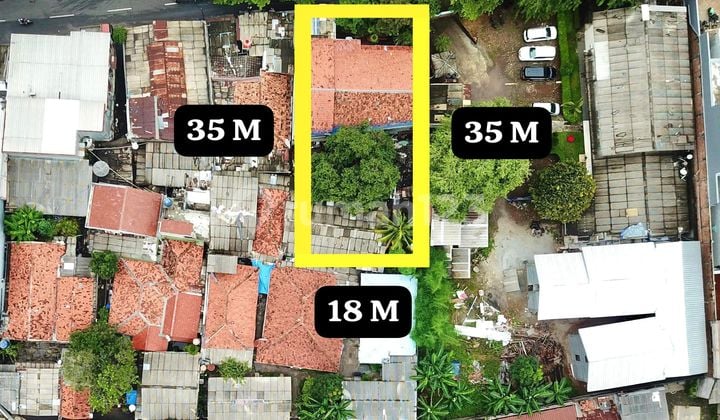 Dijual Rumah Hitung Tanah Di Permata Hijau Dekat Senayan