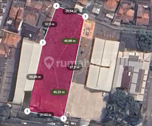 Disewakan Kavling Komersial Hadap Jalan Lt.2800m2