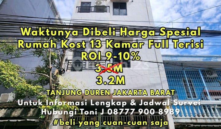 Rumah Kost Tanjung Duren Dekat Kampus Untar