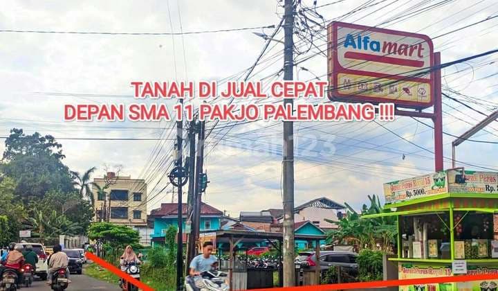 DIJUAL TANAH PAKJO DEKAT MAN 3 PALEMBANG