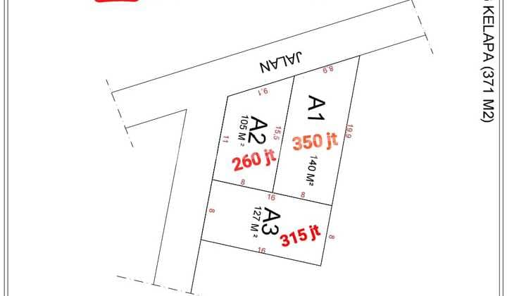 Tanah Murah Area Talang Kelapa Dekat Cgc
