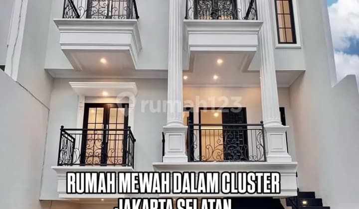 Rumah 3 Lantai Dlm Cluster Pinggir Jln Raya Di Kahfi 1 Jagakarsa