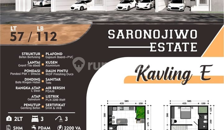 Rumah Baru Klasik Minimalis 2 Lantai - Siap Huni Saronojiwo Surabaya