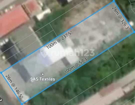 For Sale: Commercial Land with 2 Road Access, Land Area 2,900 m² - West Teuku Umar (near Mahendradata)