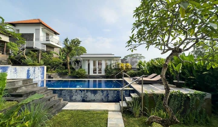 Villa Mewah Lengkap Luas View Sawah Lokasi Strategis di Canggu