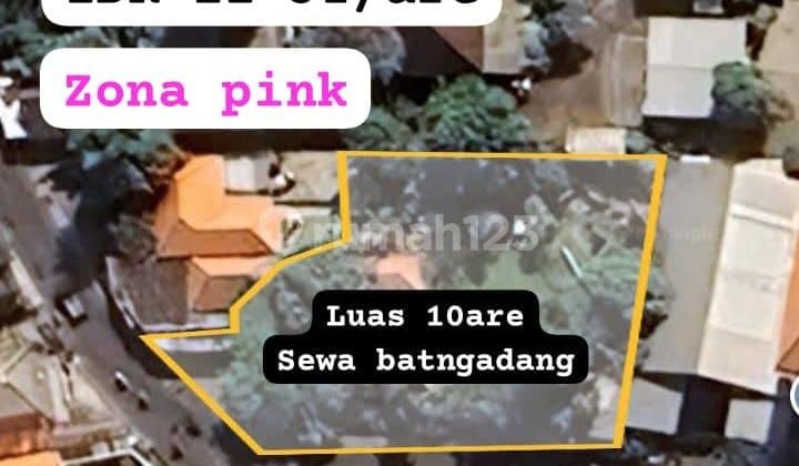 Tanah Luas Strategis Zona Pink Jalan Betngandang 1 di Sanur