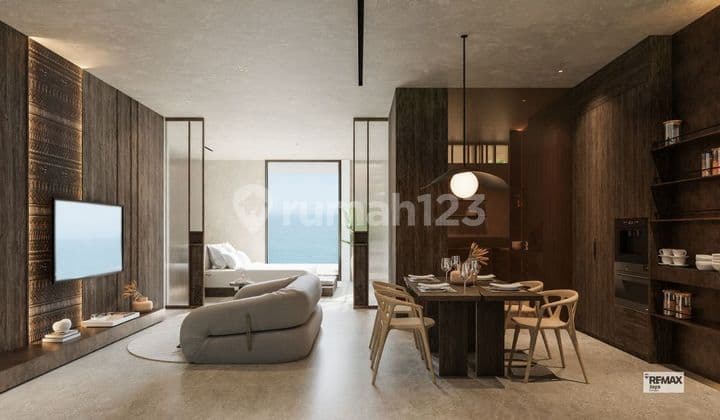 Apartment with Sea View, Leasehold 27 Years, in Pererenan Area