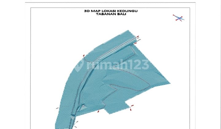 Land 731M2 Jalan Pantai Kedungu Bali