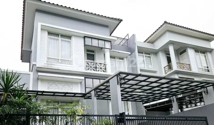 Rumah Mewah & Asri, 2 Lantai Plus Rooftop di Sentul City - SHM