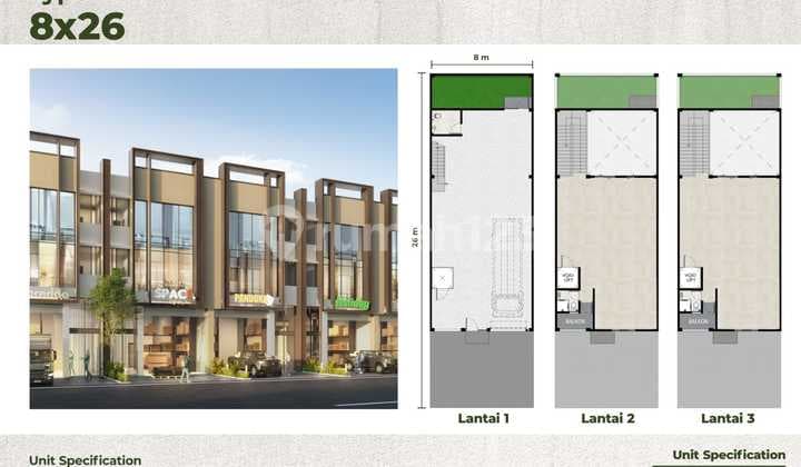 Pik2 Warehouse 3 Floors One Business Park 8x26m