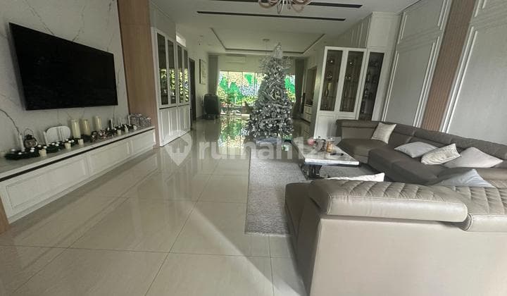 Rumah mewah golf island 10x20 full furnish hadap selatan