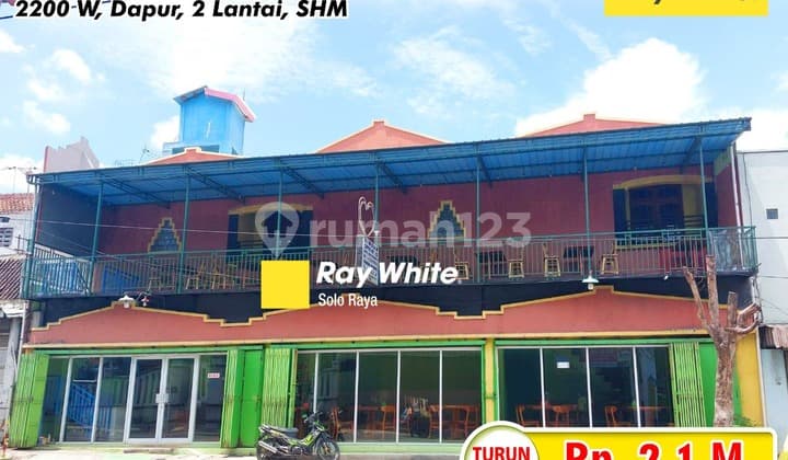 Ruko 2 Lantai Siap Pakai di Jebres Dekat Rumah Sakit dan Kampus