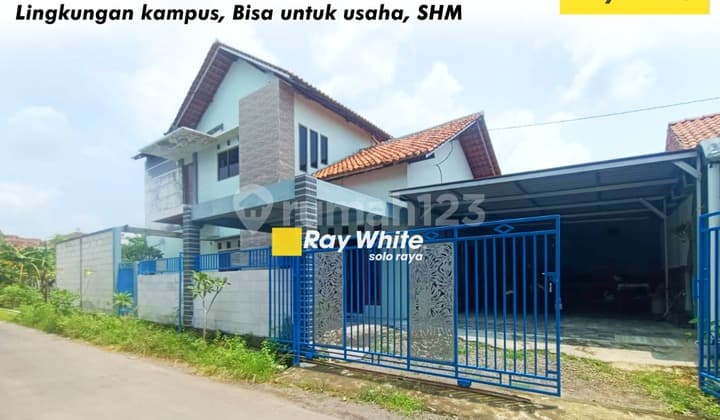Rumah Harga Murah Tanah Luas di Sukoharjo Dekat Kampus Univet