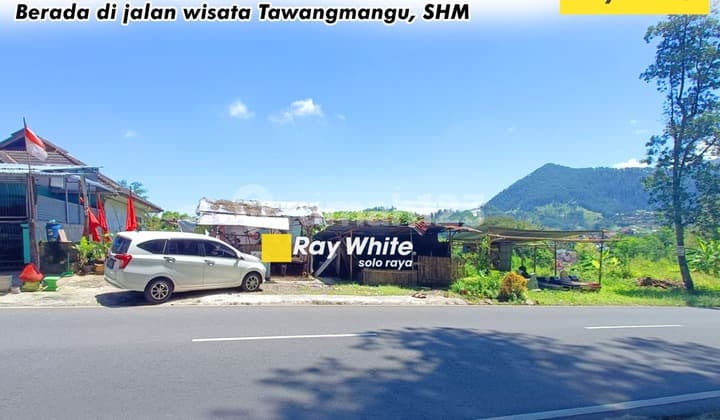 Tanah di Tawangmangu Strategis Pinggir Jalan Cocok untuk Usaha