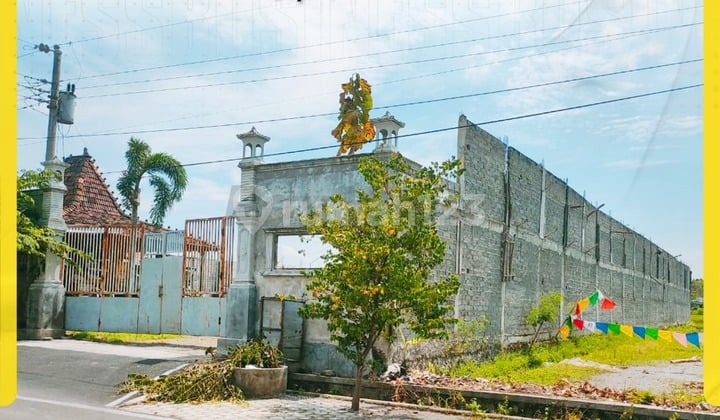 Disewakan Tanah Siap Bangun Sudah Tembok Keliling di Ceper Klaten