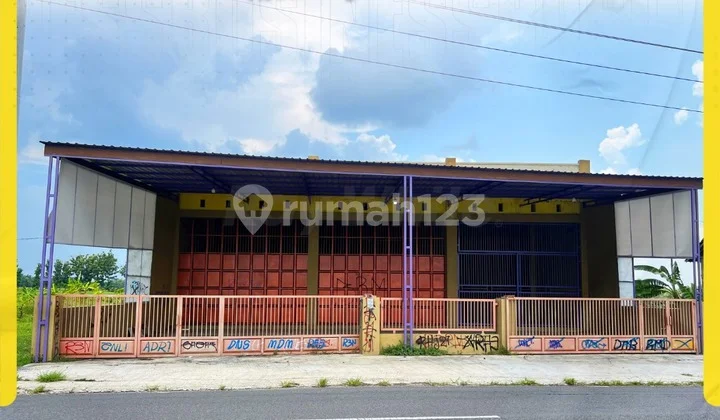 Gudang Siap Pakai di Sragen Akses Kontainer Dijual Harga Murah