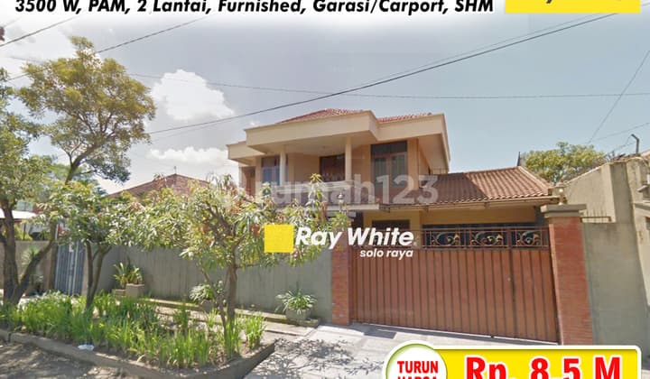 Rumah Mewah Siap Huni di Pasar Kliwon Akses Pinggir Jalan Raya