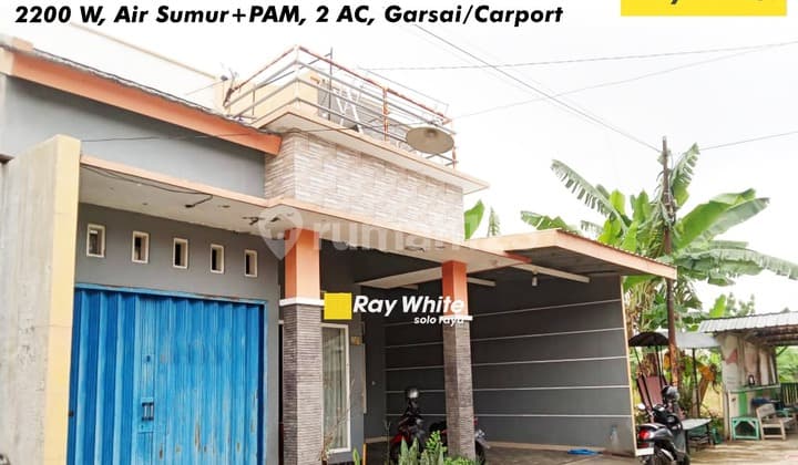 Rumah Murah Siap Huni Lokasi Colomadu Dekat Bandara Bonus 2 AC