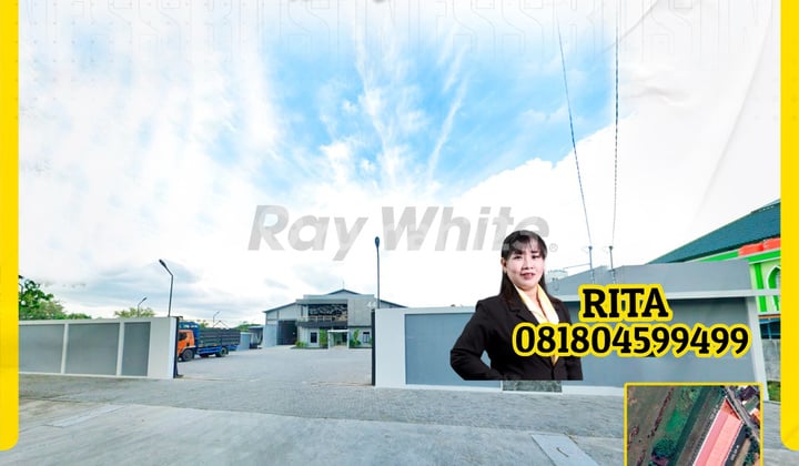 Disewakan Gudang Bagus Juwiring Klaten Zona Industri & Akses Kontainer