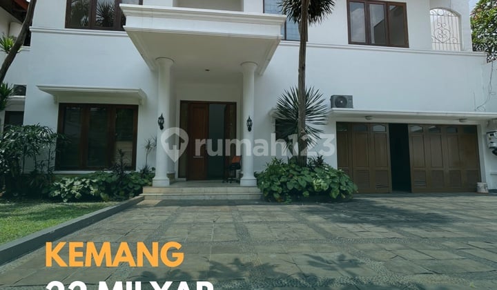 Dijual Rumah Besar di Kemang Jaksel, 6 Kamar,Lokasi Premium