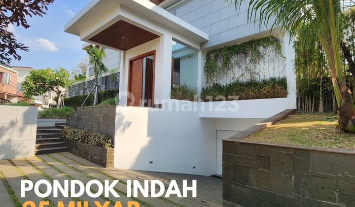 Turun Harga!!! Rumah Mewah Pondok Indah Modern Tropical