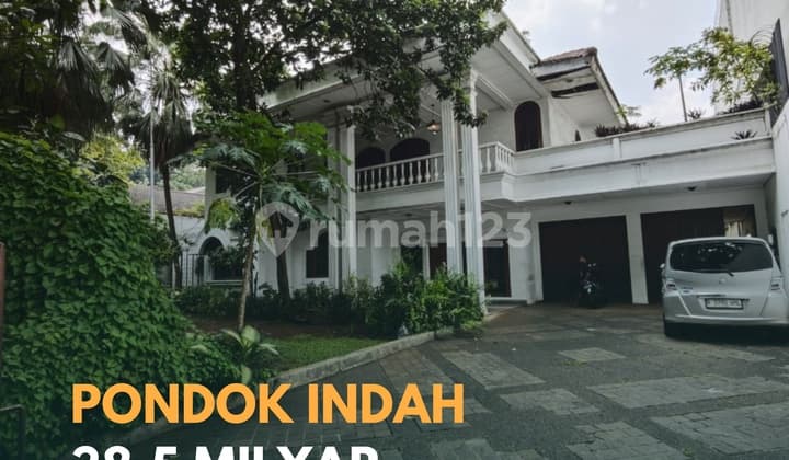 Old House for Sale, Land Included, SHM Certificate in Pondok Indah