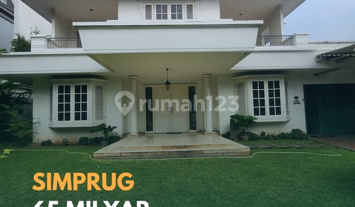 Di Rumah Mewah Area Prime di Simprug Bebas Banjir