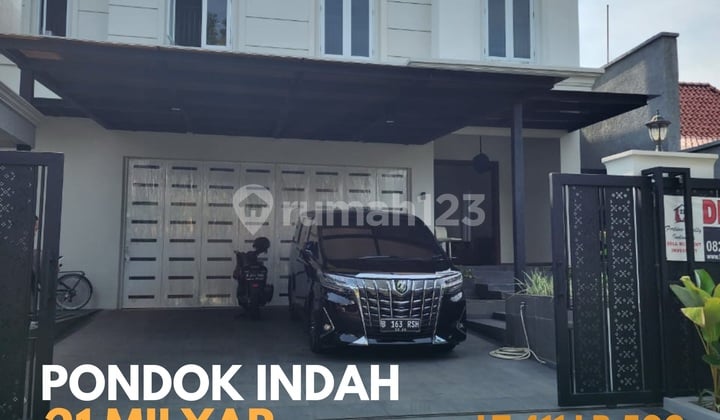 Dijual Rumah Pondok Indah Tanah Luas Lingkungan Tenang