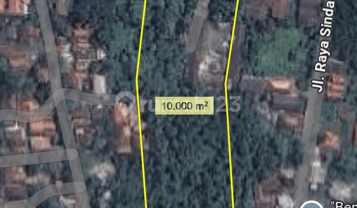 TANAH KAVLING 10.000 m2 DI SINDANG JAYA, KABUPATEN TANGERANG COCOK UNTUK CLUSTER PERUMAHAN / PERGUDANGAN