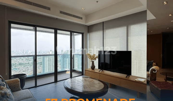 Disewakan 3 Kamar Tidur Apartemen 57 Promenade Furnished Bagus, Siap Huni di Jakarta Pusat