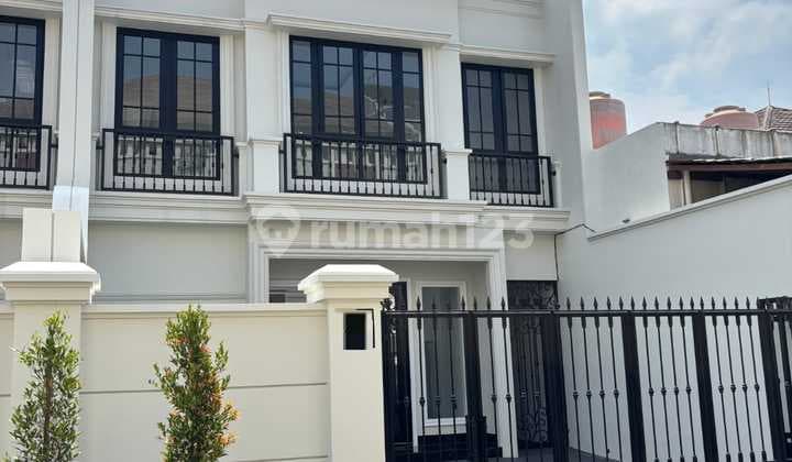 Brand New Luxurious American Classic Style House in Cempaka Putih Tengah, Central Jakarta, Strategic Location in the Middle of DKI Jakarta City