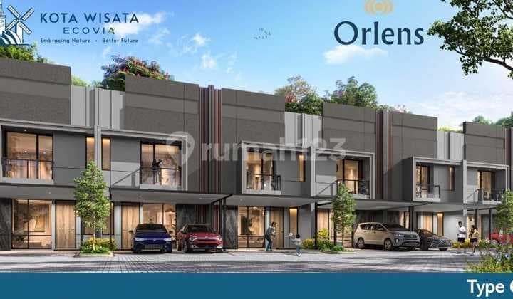 Rumah 2 Lantai Baru Dan Indent Type 6 Cluster Orlens Di Kota Wisata Ecovia Cibubur Dekat Akses Tol