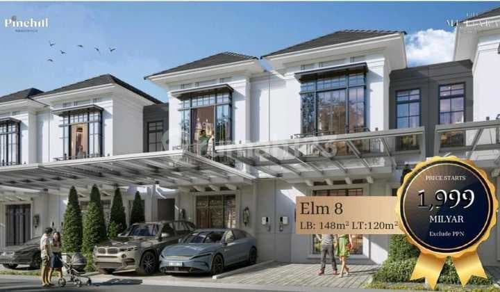 Rumah Tropical Style Type 8 Cluster Pinehill Di The Mutiara Bogor Dekat Akses Tol