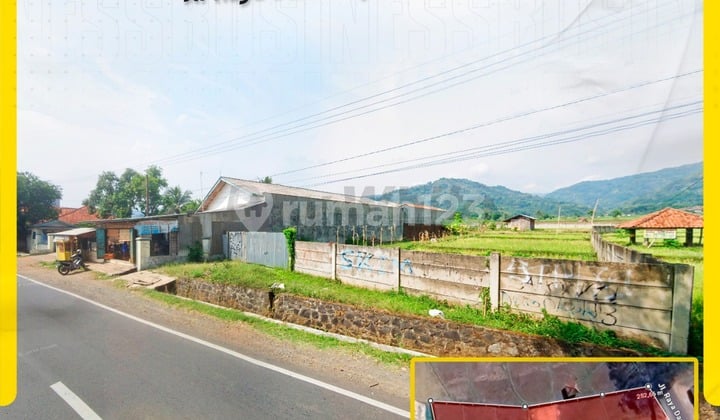 Dijual Tanah Luas Tepi Jalan Raya Provinsi di Darmaraja Sumedang