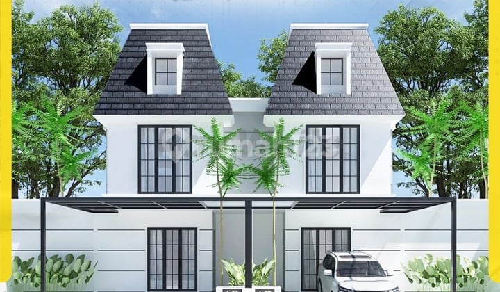 Rumah Modern 2 Lantai (Cluster One Gate) di Carikan, Pusat Kota Sukoharjo (ada 2 tipe)